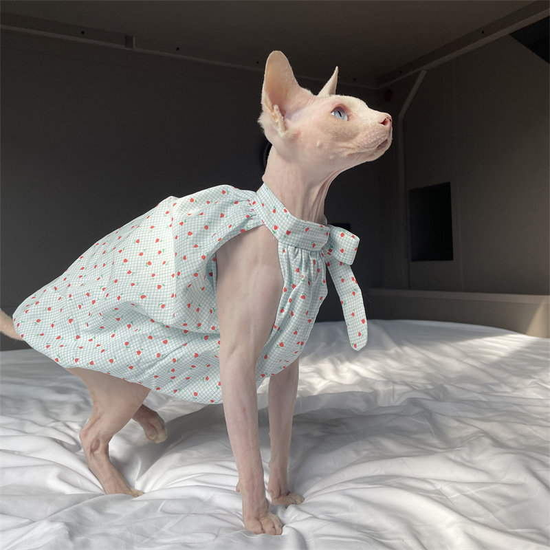 Summer Light Clothing - Roupa para Gatos de Verão: Vestido