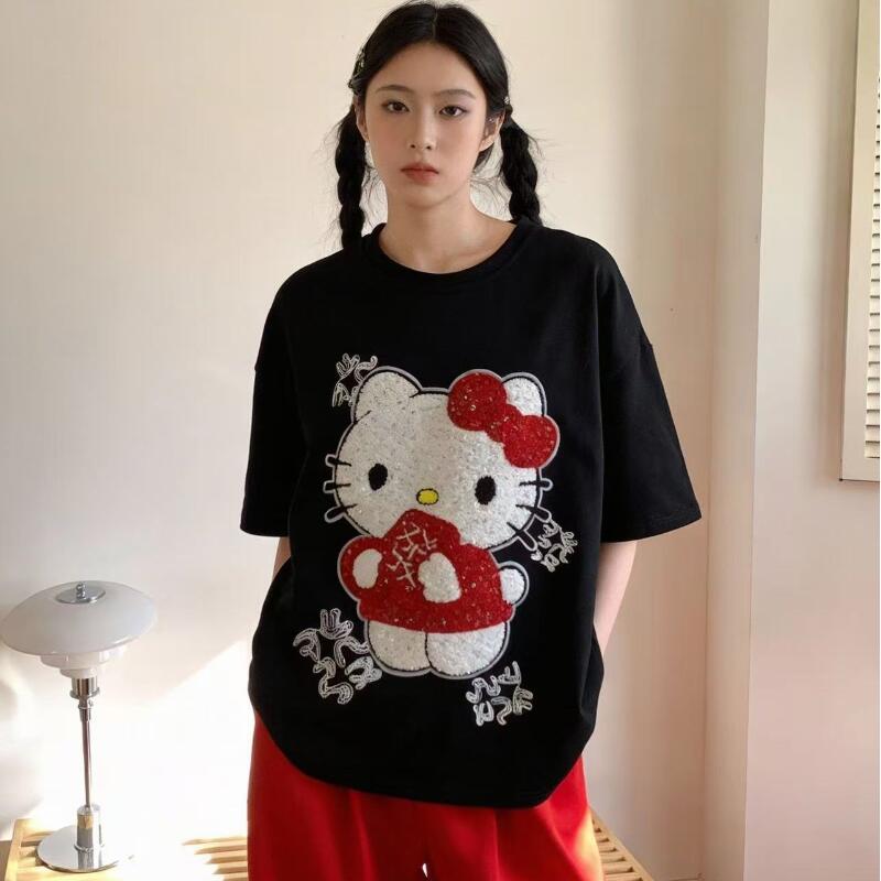 Summer Clothing Women - Camiseta Feminina de Verão com Manga