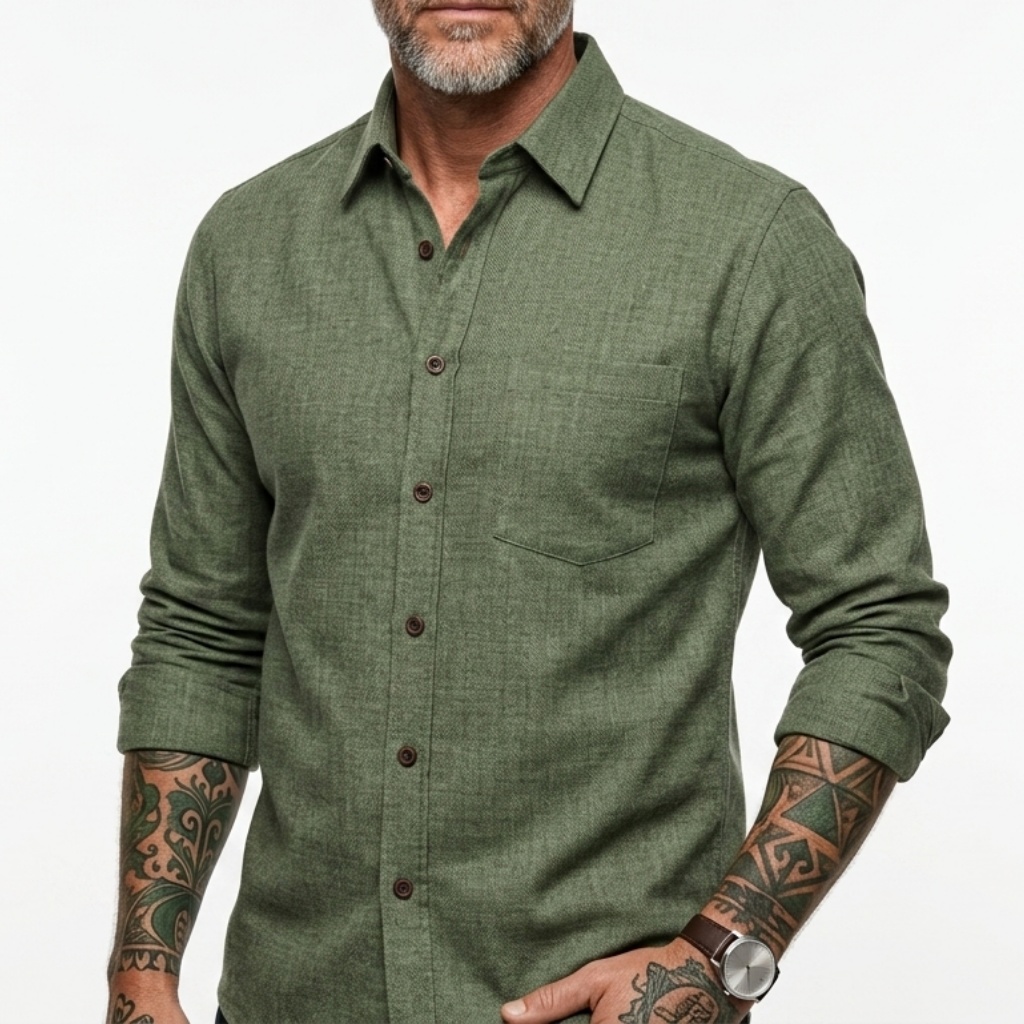 Summer Outdoor Clothing - Camisa Masculina Ultra Fina de Manga
