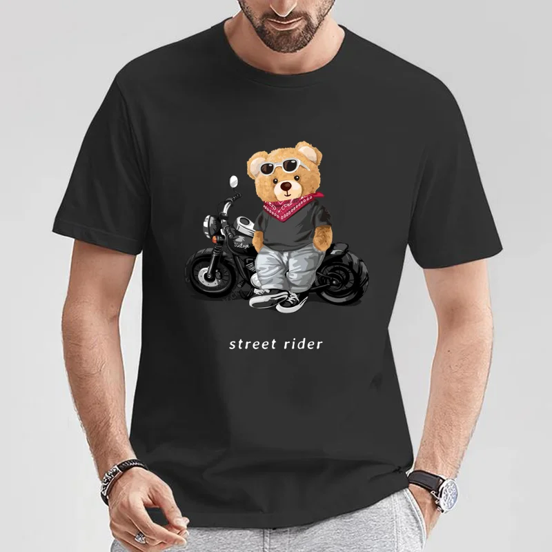 Summer Knights Clothing - Camiseta de pelúcia cavaleiro estampada masculina,