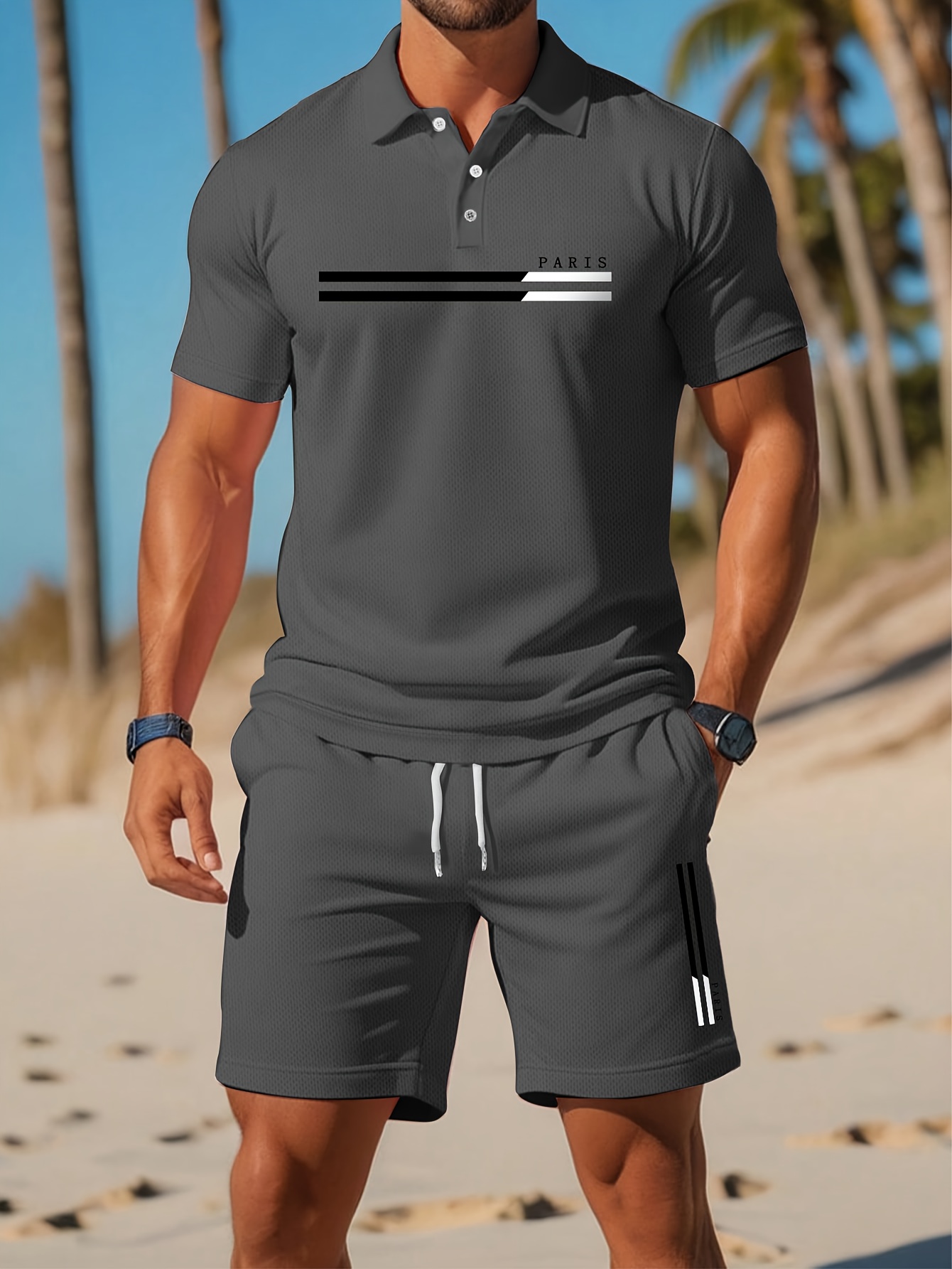 Summer Clothing Shops - Conjunto Polo Masculino Verão 2026 -