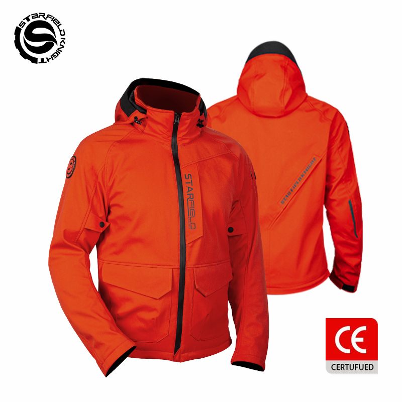 Summer Knights Clothing - Jaqueta de Motocicleta SFK Laranja para