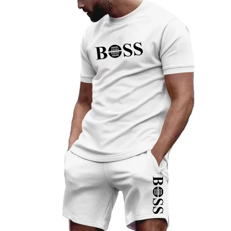 Summer Outdoor Clothing - Conjunto de roupa esportiva masculina de
