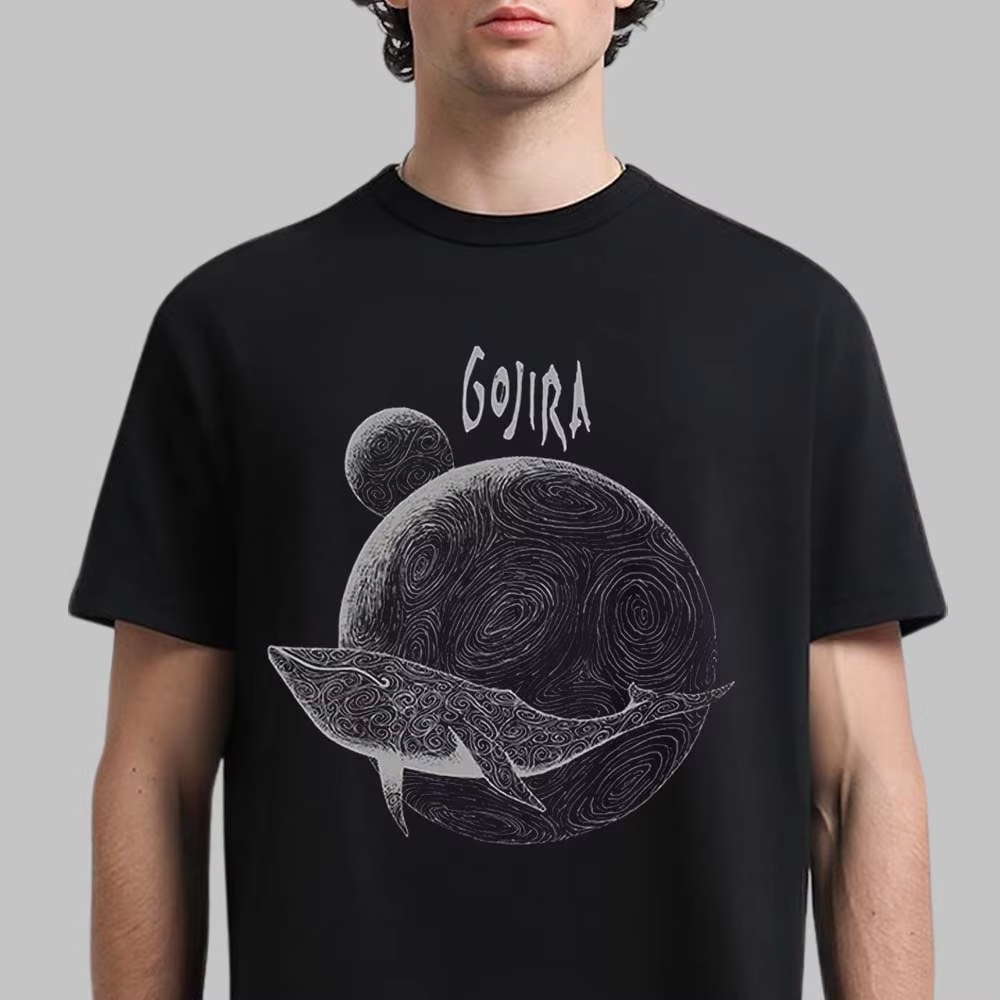 Summer Clothing Europe - Camiseta de Algodão da Banda Gojira