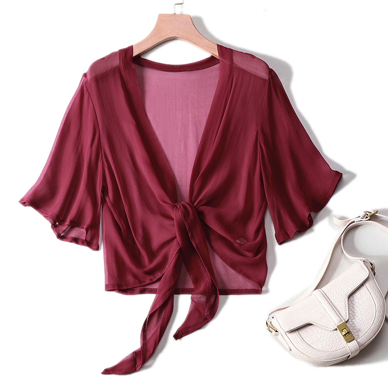 SuyaDream-Blusa de Seda Femini - Summer Clothing Old Money avaliação e preço