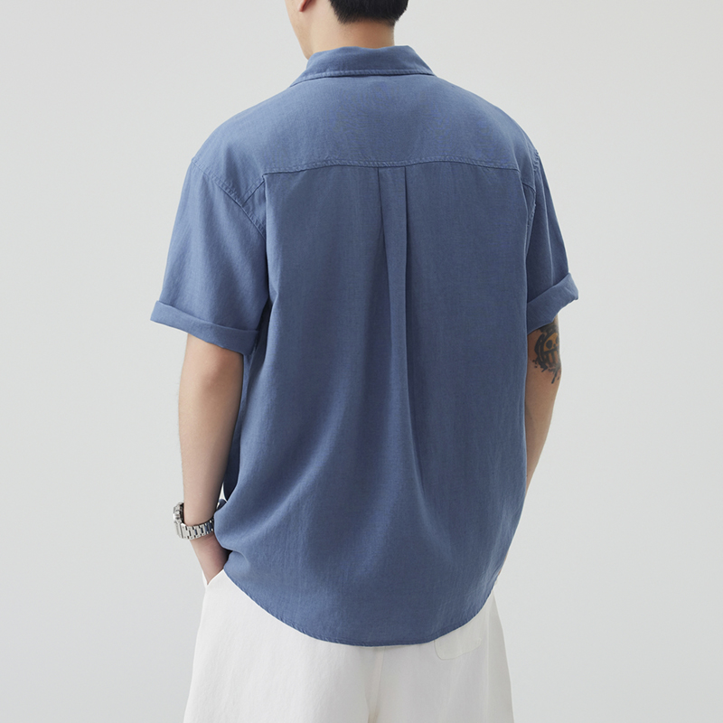 Camisa Masculina de Linho e Al - Summer Clothing Old Money avaliação e preço