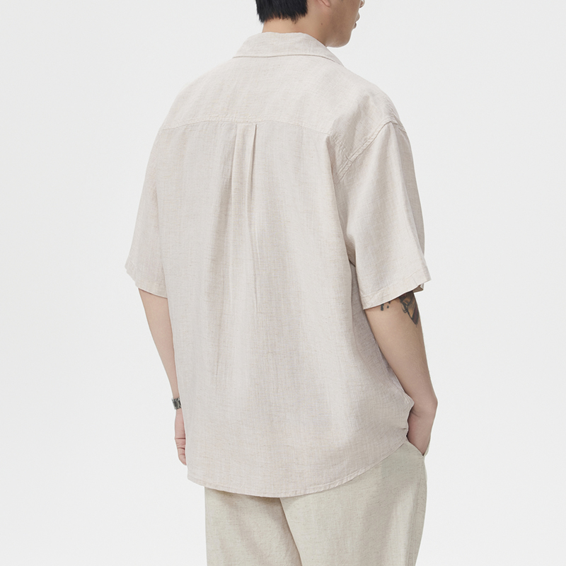 Camisa Masculina de Linho e Al - Summer Clothing Old Money avaliação e preço