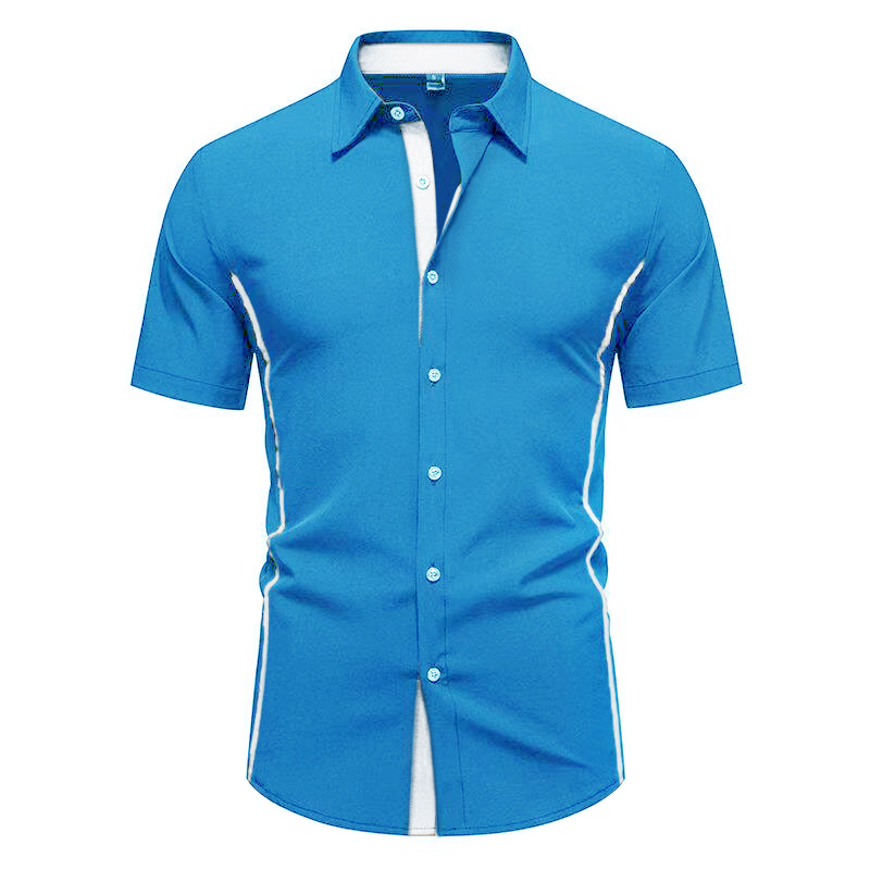 Camisas Formais Elásticas de V - Summer Clothing Old Money avaliação e preço