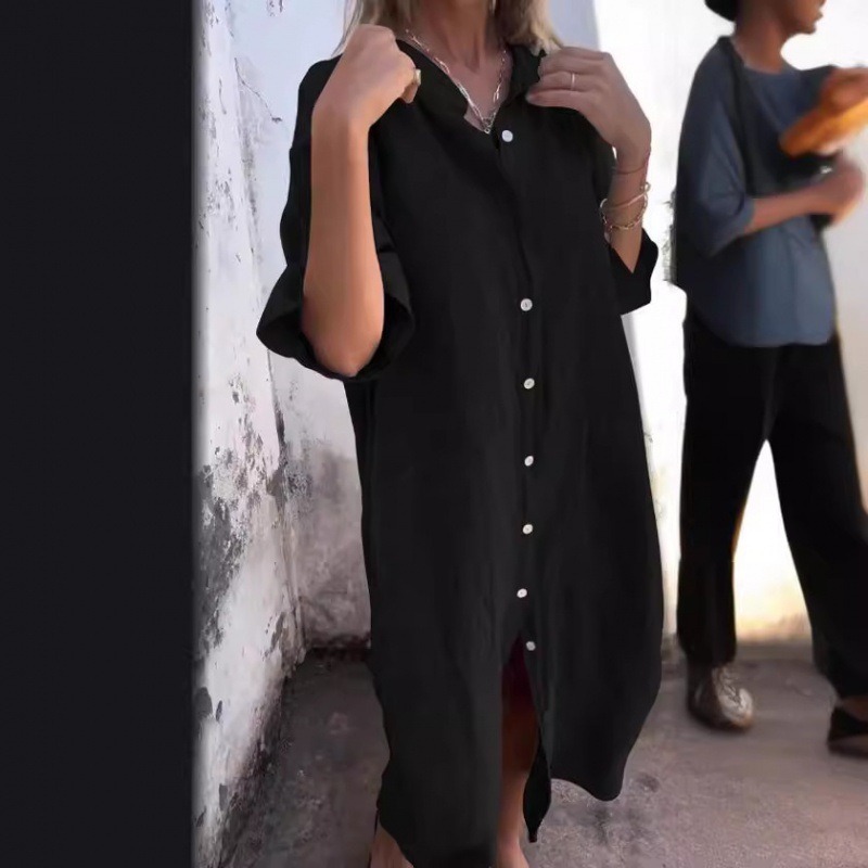 Vestido Camisa Feminino 2026 E - Summer Clothing Old Money avaliação e preço