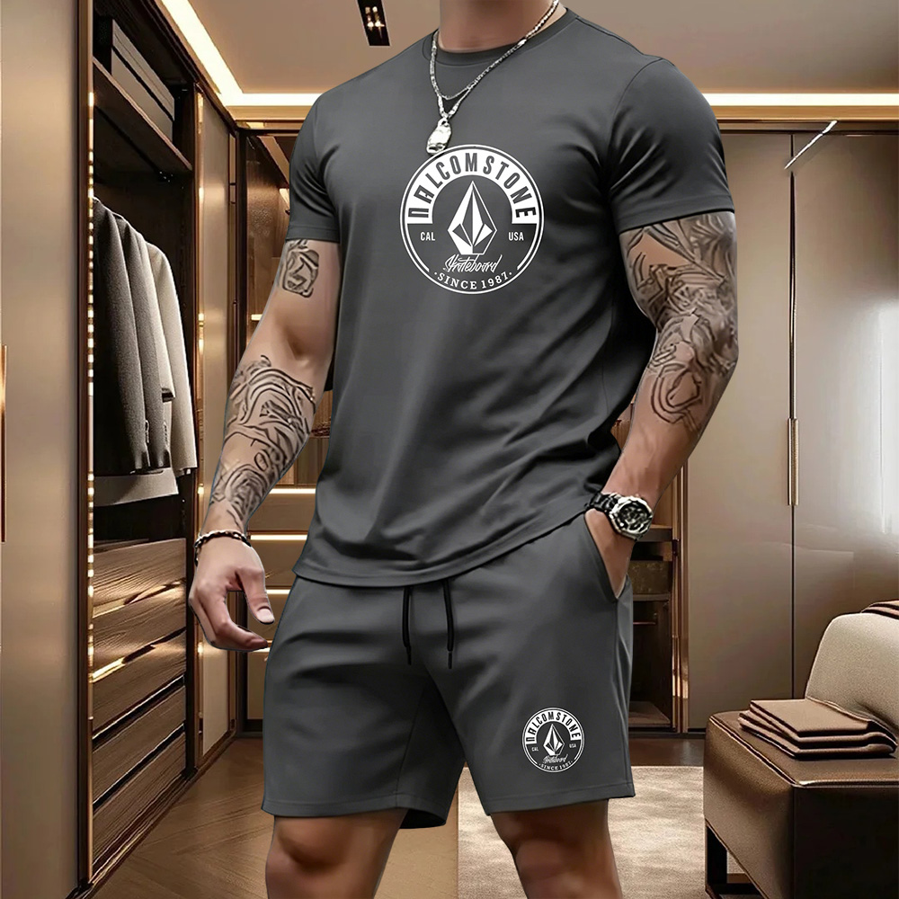 Conjunto Casual Masculino de 2 - Summer Clothing Outfits avaliação e preço