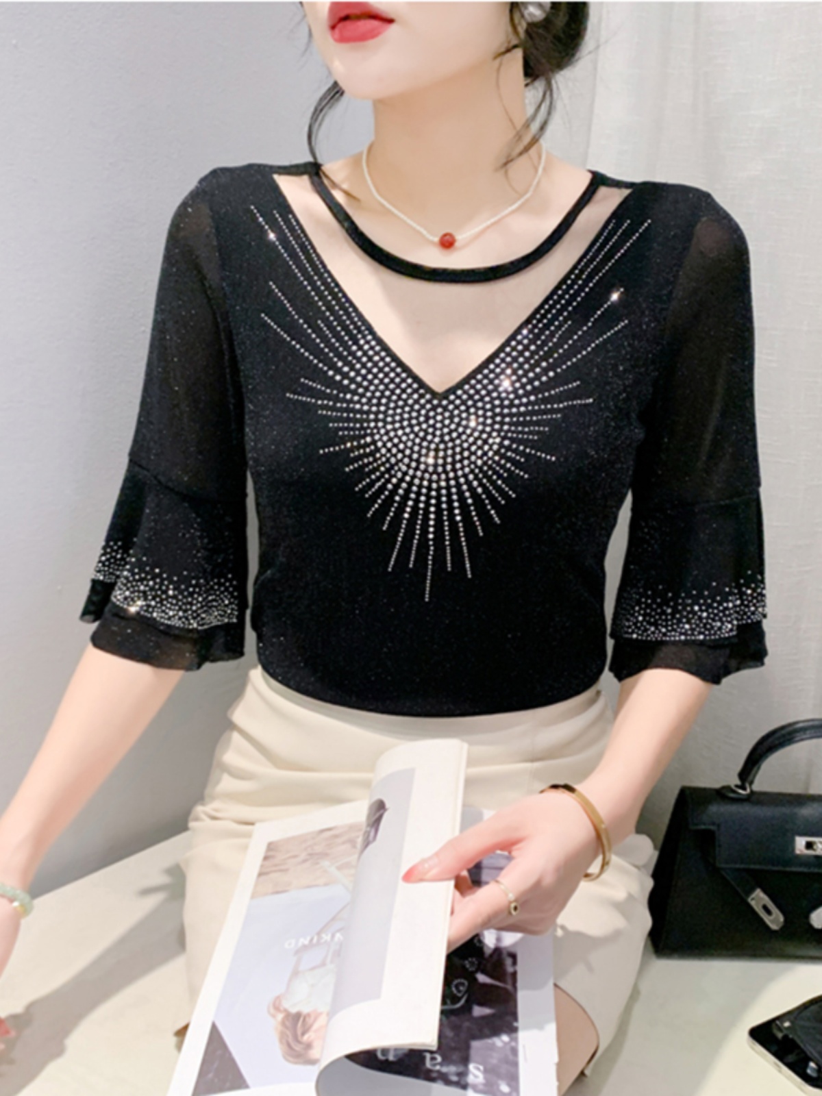 Camiseta Feminina Sexy de Verã - Summer Clothing Old Money avaliação e preço