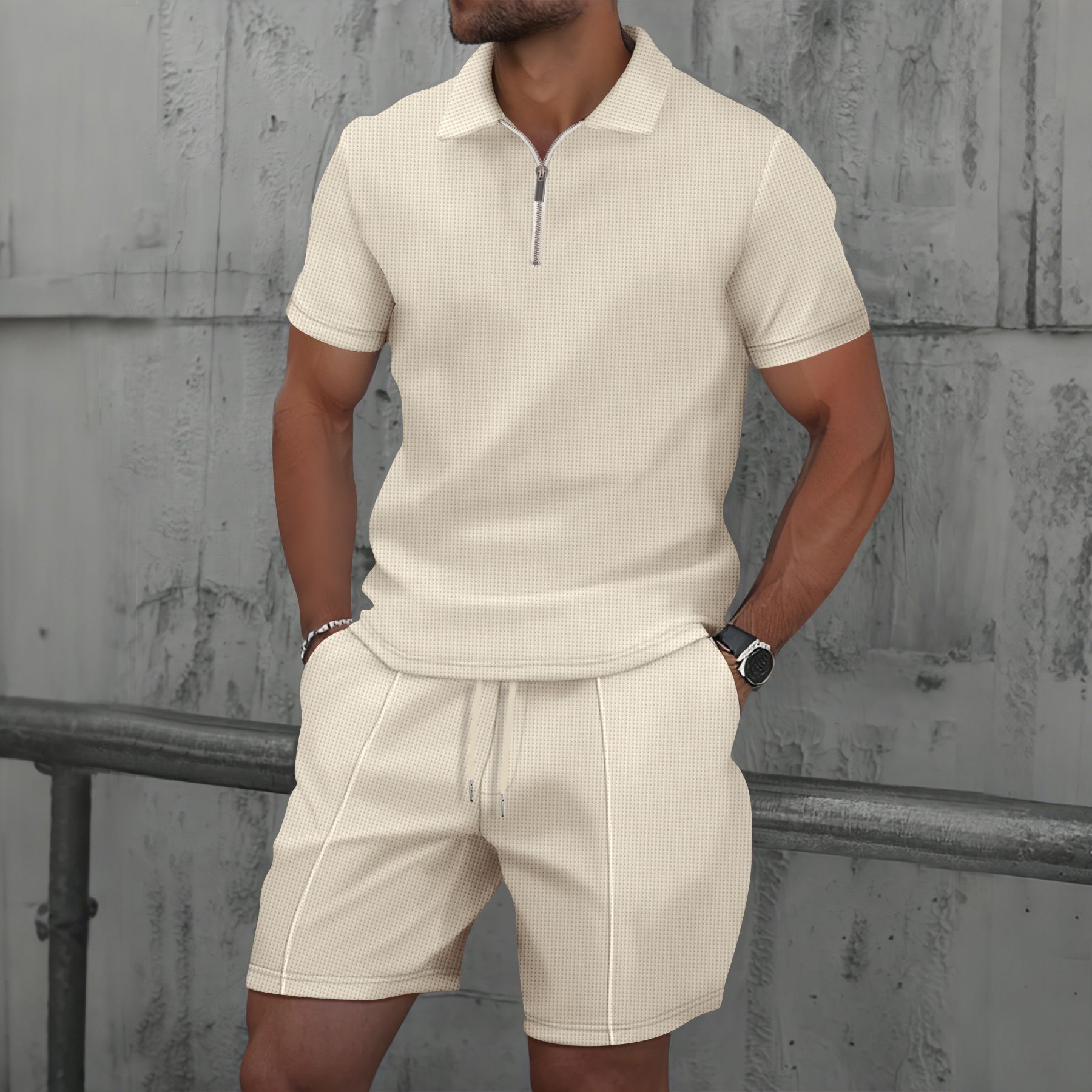 Conjunto Masculino de 2 Peças  - Summer Clothing Outfits avaliação e preço