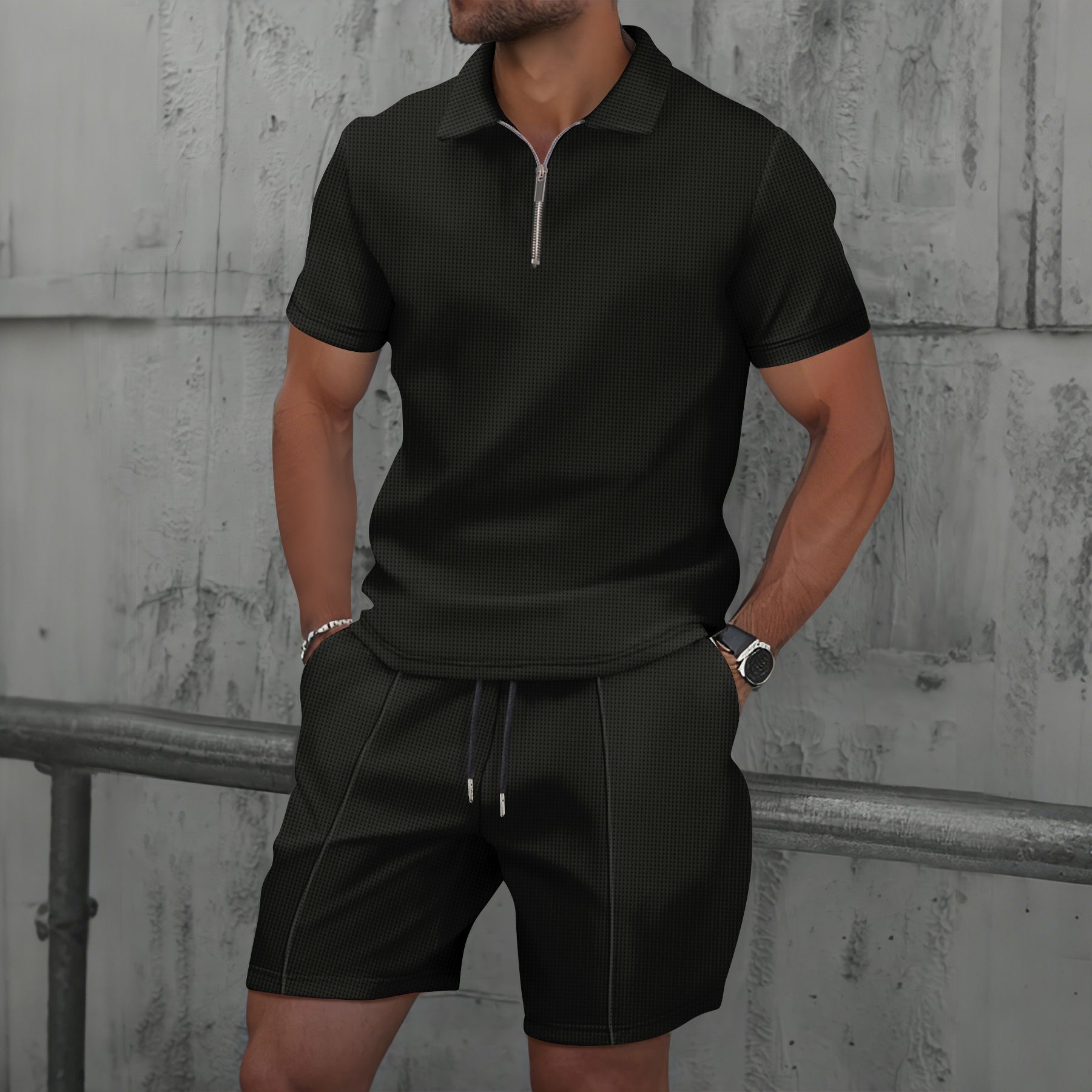 Conjunto Masculino de 2 Peças  - Summer Clothing Outfits avaliação e preço