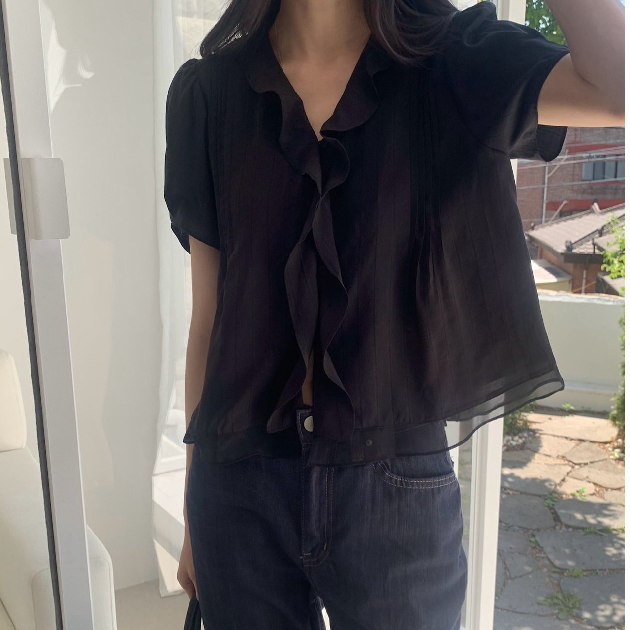 Blusa de Verão Estilo Coreano  - Summer Clothing Old Money avaliação e preço