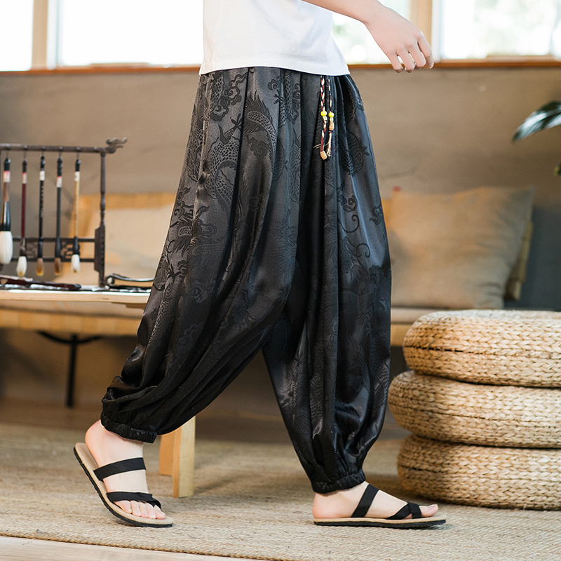 Calças Masculinas de Perna Lar - Summer Light Clothing avaliação e preço