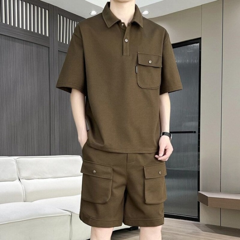 Conjunto de Camisa Polo de Man - Summer Outdoor Clothing avaliação e preço