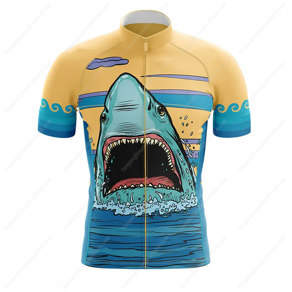Tubarão equipe de ciclismo rou - Summer Jumper Clothing avaliação e preço