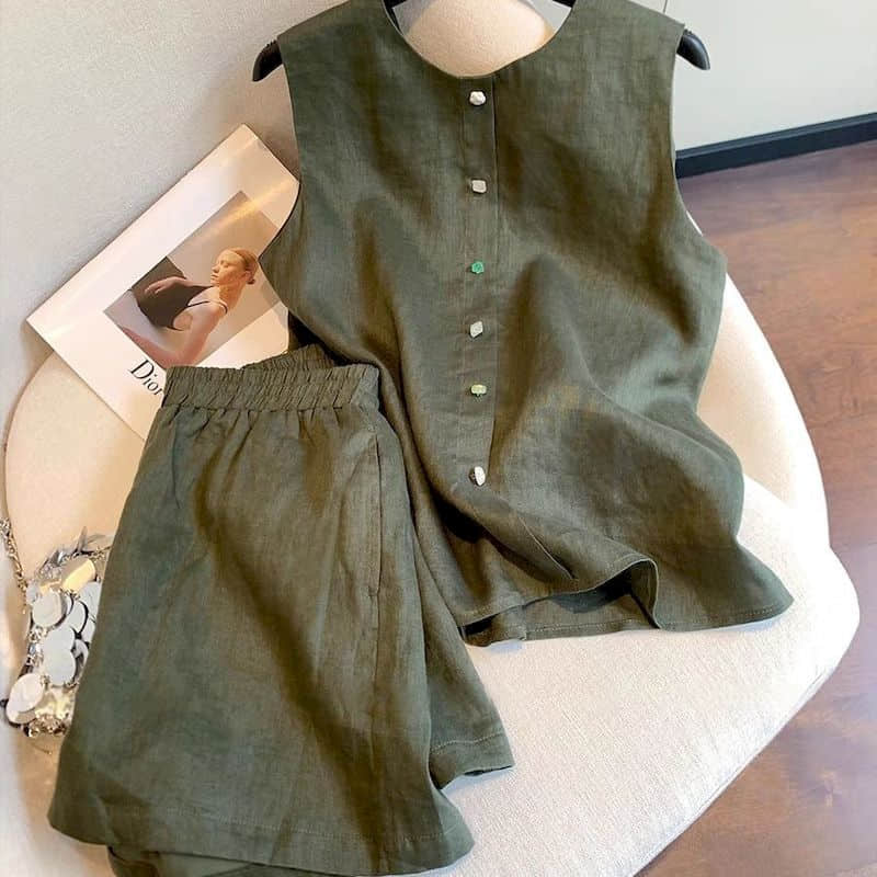 Conjuntos de Shorts com Estilo - Summer Clothing Old Money avaliação e preço