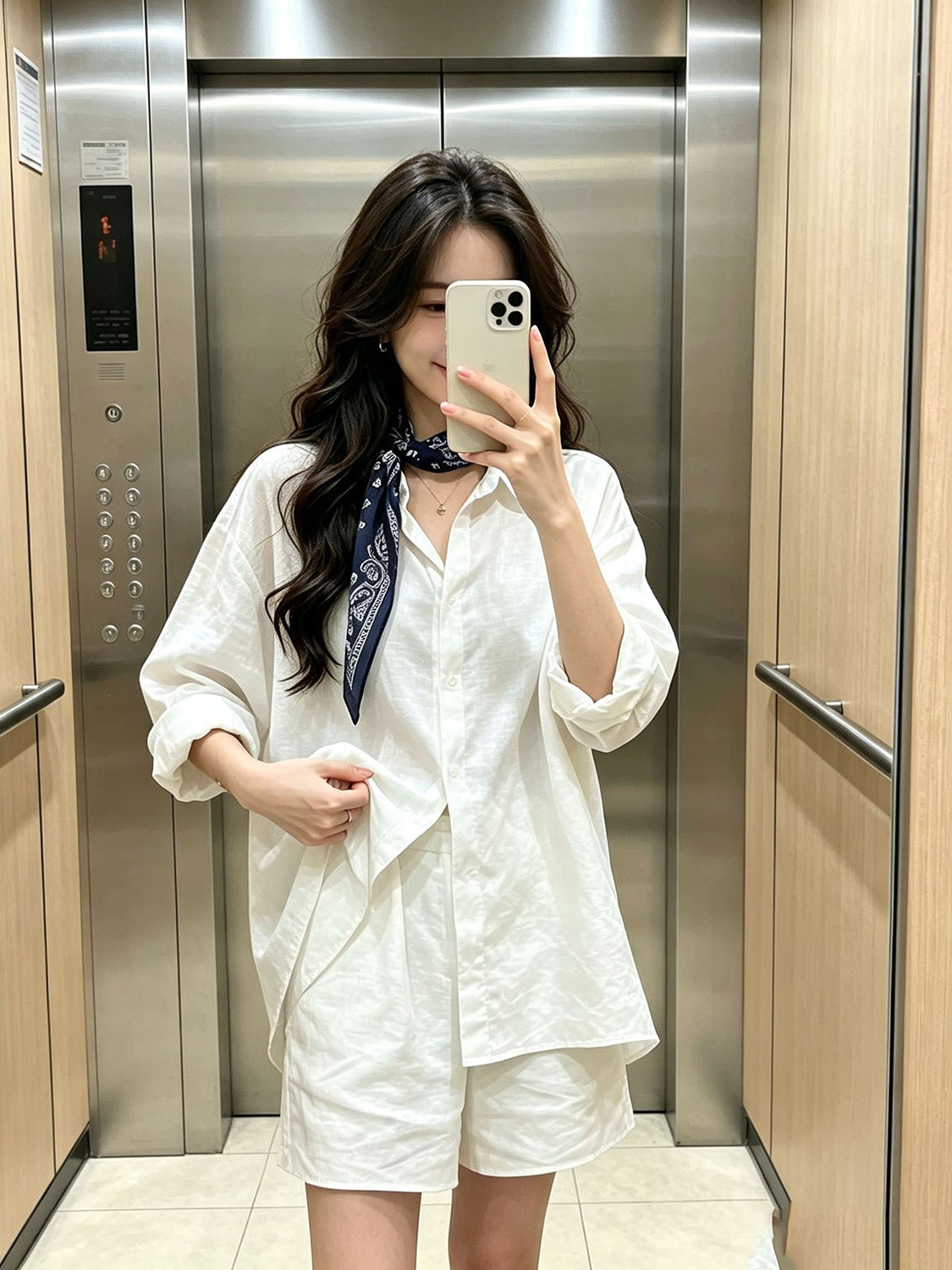 Conjunto de Camisa Branca Esti - Summer Clothing Old Money avaliação e preço