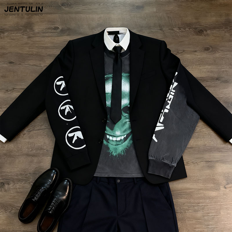 Roupas masculinas preto aphex  - Summer Clothing Shops avaliação e preço