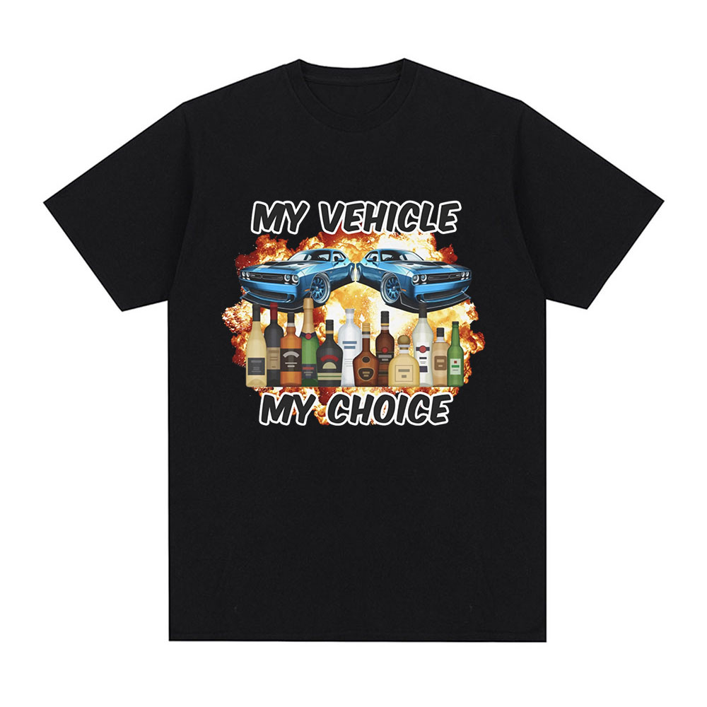 Camiseta Engraçada 'Meu Veícul - Summer Clothing Drive avaliação e preço
