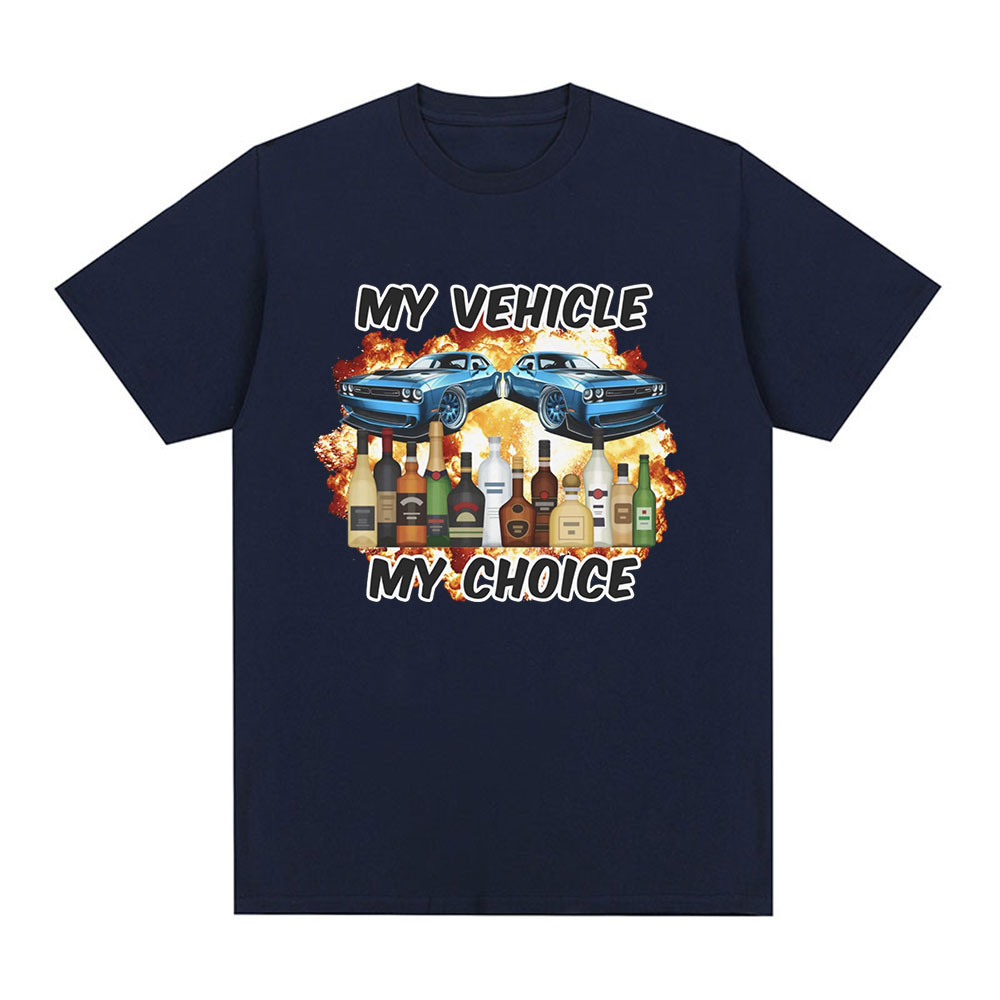 Camiseta Engraçada 'Meu Veícul - Summer Clothing Drive avaliação e preço