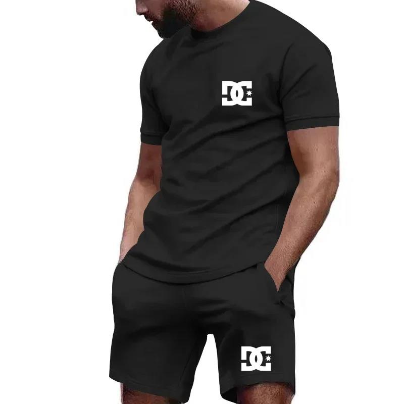 Conjunto de verão masculino co - Summer Outdoor Clothing avaliação e preço