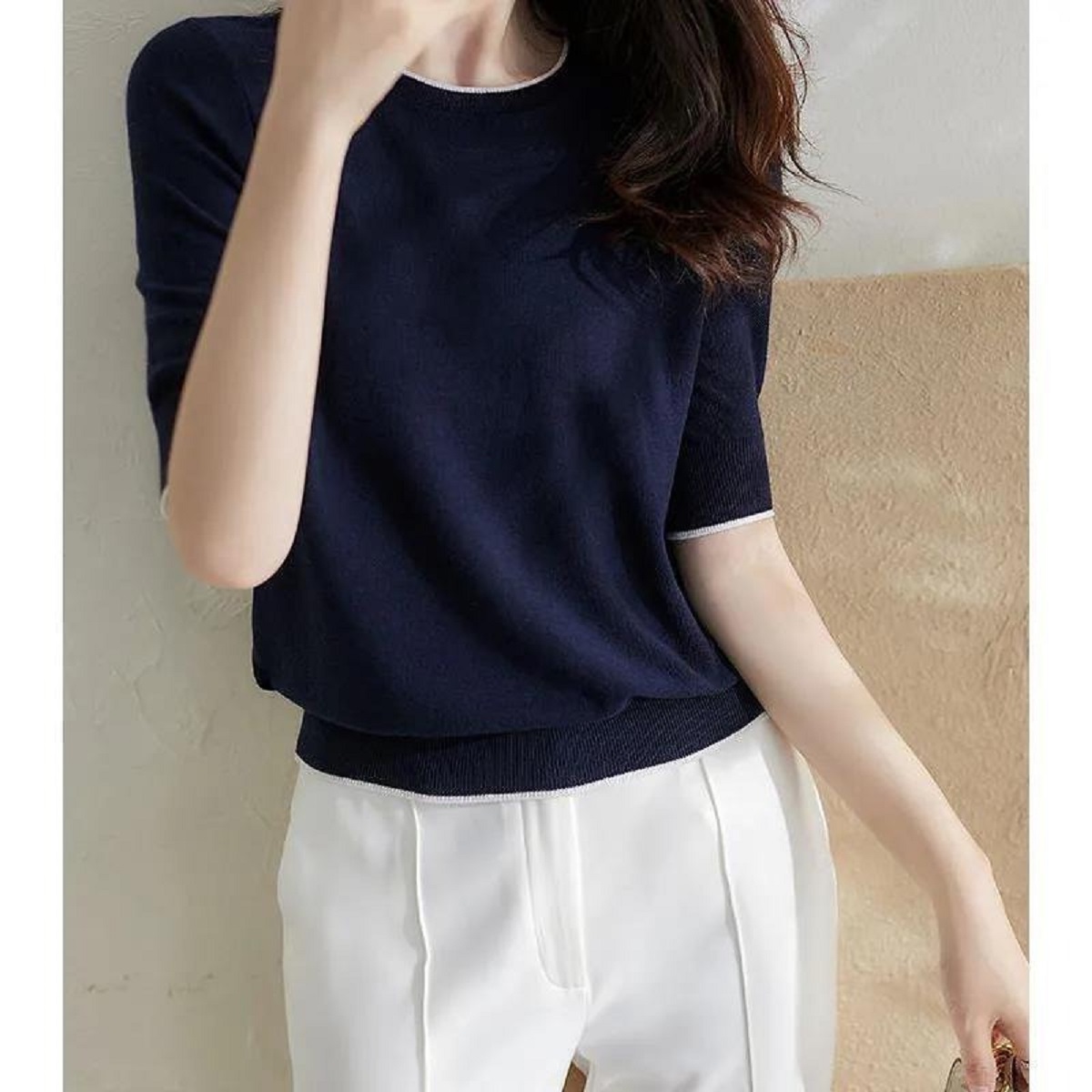 Camisola feminina verão primav - Summer Jumper Clothing avaliação e preço
